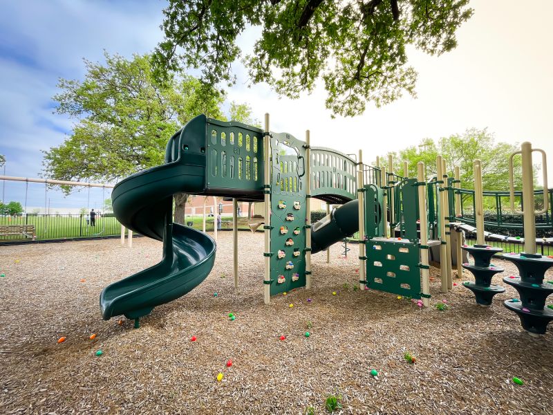 Playground Mulching